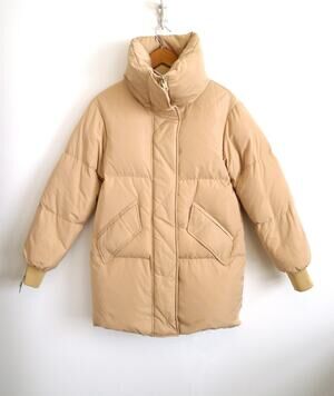 LA MAISON SIMONS Recycled Canada Down Cocoon Puffer Jacket Coat XXS XS NWT $275